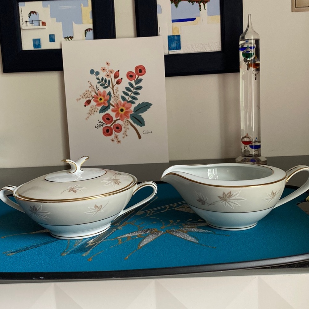 Vintage Sugar and Creamer by Zylstra